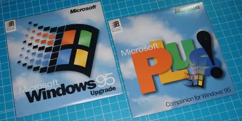 Windows 95 & Plus! エンベロープ写真